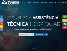 Tablet Screenshot of confitech.com.br